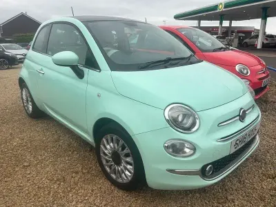 Used Fiat 500 Lounge 69 HP (50 kW) 2018 Green Hatchback