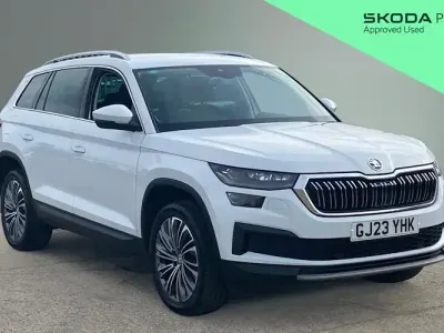 Used Skoda Kodiaq SE L Executive 150 HP (110 kW) 2023 White SUV