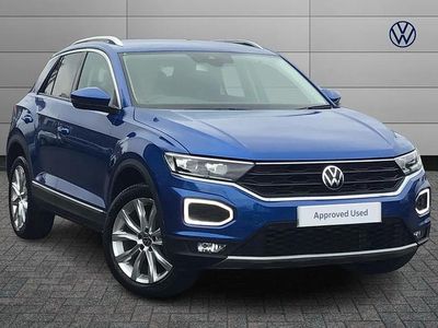 Used VW T-Roc SEL 147 HP (108 kW) 2021 Blue SUV