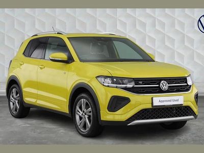 Used VW T-Cross R-line 150 HP (110 kW) 2024 Yellow SUV