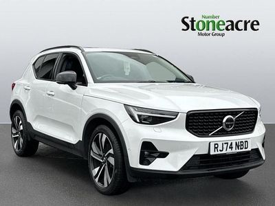 White Used 2024 Volvo XC40 Ultra SUV | £31,619 (Fair price)