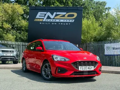 Used Ford Focus ST-Line 120 HP (88 kW) 2020 Red Estate