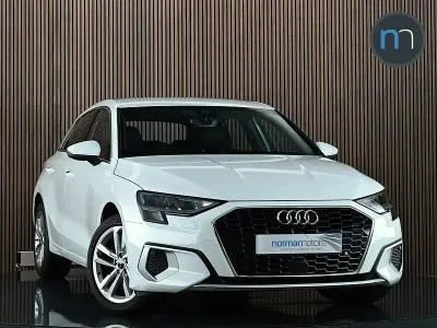 Used Audi A3 Sport 2022 White Sedan