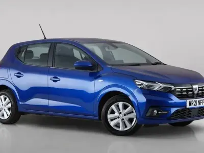 Used Dacia Sandero Comfort 101 HP (74 kW) 2021 Blue Hatchback