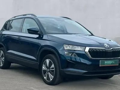 Used Skoda Karoq SE Drive 110 HP (80 kW) 2022 Blue SUV