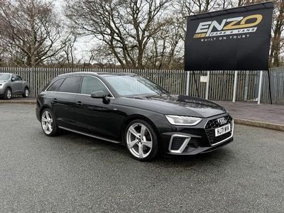 Used Audi A4 S-Line 163 HP (119 kW) 2021 Black Estate