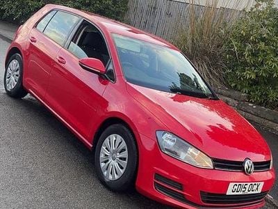 Used VW Golf VII S 105 HP (77 kW) 2015 Red Hatchback