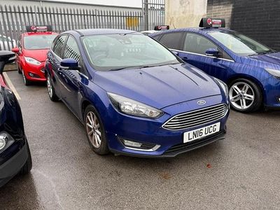 Used Ford Focus Titanium 2016 Blue Hatchback
