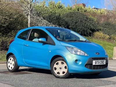 Used Ford Ka S 69 HP (50 kW) 2011 Blue Hatchback