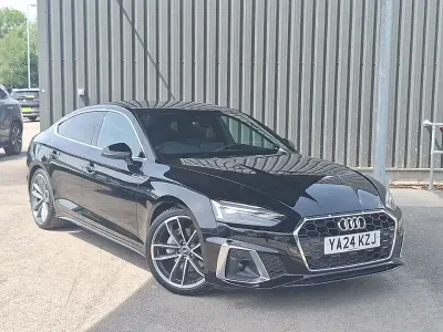 Used Audi A5 S-Line 204 HP (150 kW) 2024 Black Hatchback