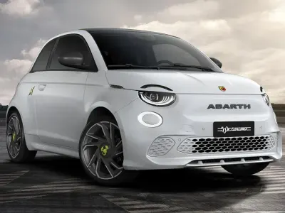 Ny Abarth 500e Turismo 114 kW (155 HK) 2025 Svart Halvkombi