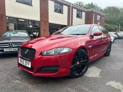 Used Jaguar XF R-Sport 2015 Red Estate