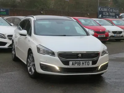 Usado Peugeot 508 GT-line 2018 Blanco Familiar