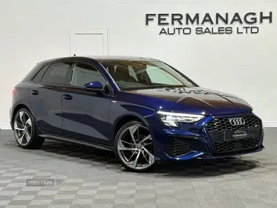 Used Audi A3 S-Line 150 HP (110 kW) 2024 Blue Hatchback