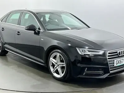 Begagnad Audi A4 S-Line 190 HK (139 kW) 2017 Svart Sedan