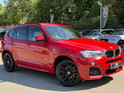 Used BMW X3 M Sport 190 HP (139 kW) 2016 Red SUV