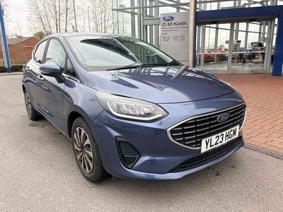 Used Ford Fiesta Titanium 2023 Chrome blue Hatchback