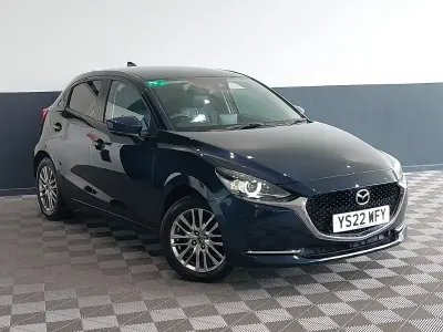 Used Mazda 2 Inclusive 90 HP (66 kW) 2022 Blue Hatchback