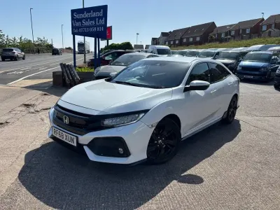 Used Honda Civic Sport 182 HP (133 kW) 2019 White Hatchback