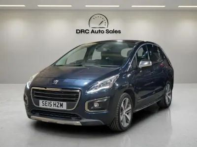 Used Peugeot 3008 Allure 120 HP (88 kW) 2015 Blue Estate