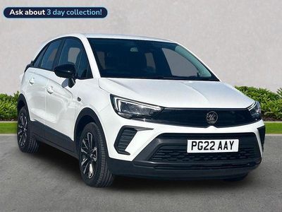 Used Vauxhall Crossland Design Edition 83 HP (61 kW) 2022 White SUV