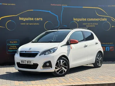 Used Peugeot 108 Roland Garros 82 HP (60 kW) 2017 White Hatchback