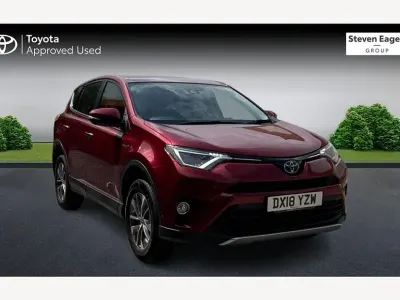 Used Toyota RAV4 Hybrid 197 HP (144 kW) 2018 Red SUV
