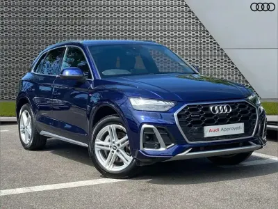 Used Audi Q5 S-Line 295 HP (216 kW) 2023 Blue SUV