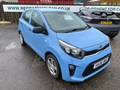 Used Kia Picanto 66 HP (48 kW) 2018 Blue Hatchback