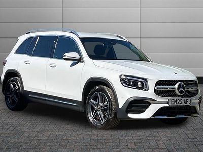 Used Mercedes GLB200 AMG Line Premium 163 HP (119 kW) 2022 Digital white SUV