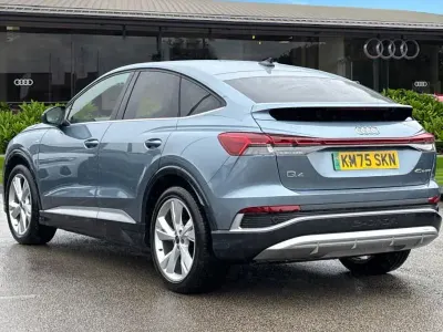 Used Audi Q4 Sportback e-tron S-Line 63 kW (86 HP) 2025 Blue SUV