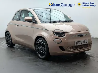 Used Fiat 500e La Prima 86 kW (118 HP) 2023 Gold Hatchback
