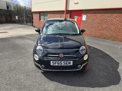 Used Fiat 500 Lounge 69 HP (50 kW) 2016 Black Hatchback