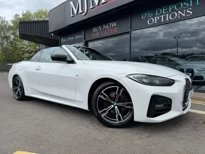 Usado BMW 420 M Sport 184 CV (135 kW) 2021 Blanco Descapotable