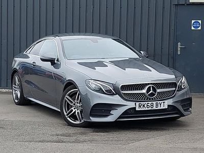 Used Mercedes E220 AMG line 194 HP (142 kW) 2018 Grey Coupe