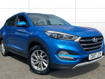 Used Hyundai Tucson SE 116 HP (85 kW) 2017 Blue SUV