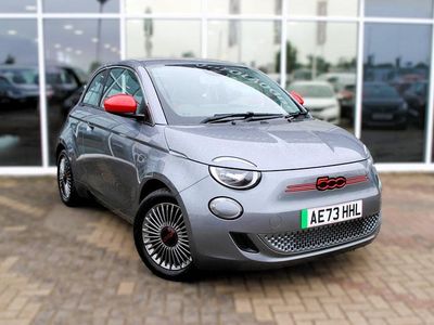 Used Fiat 500e Red 86 kW (118 HP) 2023 Grey Hatchback