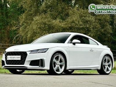 Begagnad Audi TT S-Line 197 HK (144 kW) 2019 Vit Sportkupé