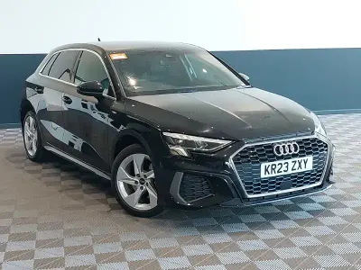 Used Audi A3 e-tron S-Line 204 HP (150 kW) 2023 Black Hatchback