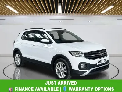 Used VW T-Cross SE 115 HP (84 kW) 2019 White SUV