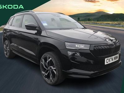 Black Used 2024 Skoda Karoq SportLine SUV | £26,299 (Fair price)