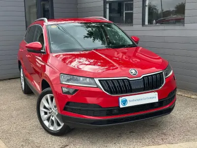 Used Skoda Karoq SE L 150 HP (110 kW) 2018 Red SUV