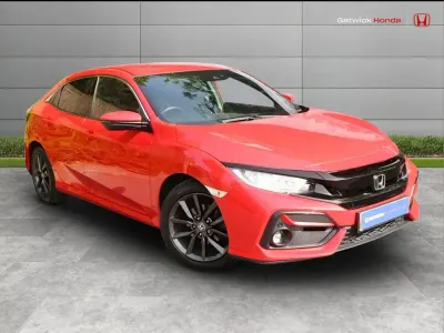 Used Honda Civic SR 126 HP (92 kW) 2021 Rallye red Hatchback