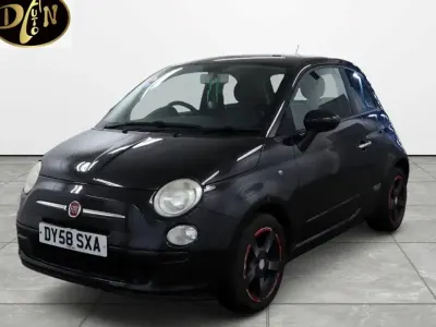 Used Fiat 500 Pop 69 HP (50 kW) 2008 Black Hatchback