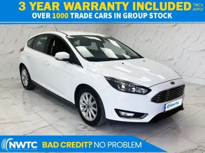 Used Ford Focus Titanium 100 HP (73 kW) 2015 White Hatchback