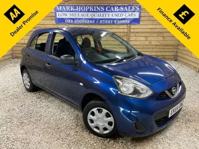 Used Nissan Micra Visia 80 HP (58 kW) 2014 Blue Hatchback