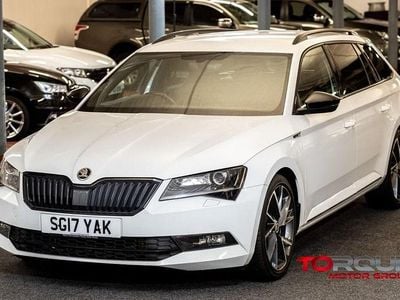 White Used 2017 Skoda Superb SportLine Estate | £13,795 (Fair price)