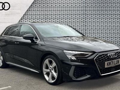 Used Audi A3 S-Line 150 HP (110 kW) 2022 Black Sedan