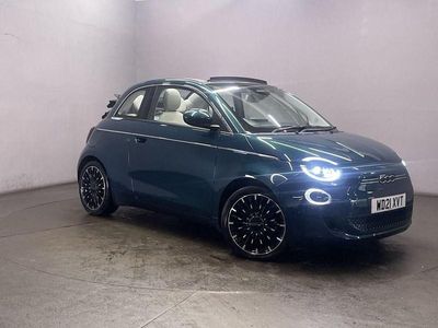 Green Used 2021 Fiat 500e La Prima Cabriolet | £14,799 (Good price)