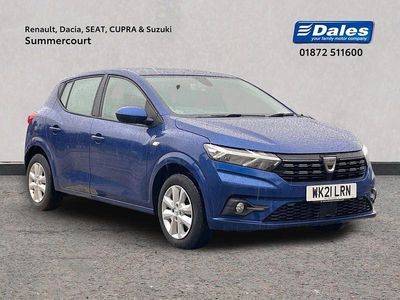 Blue Used 2021 Dacia Sandero Comfort Hatchback | £9,500 (A bit pricey)